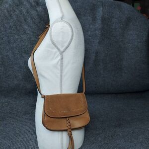 Vince Camuto Cory crossbody suede brown belt bag date night everyday bag